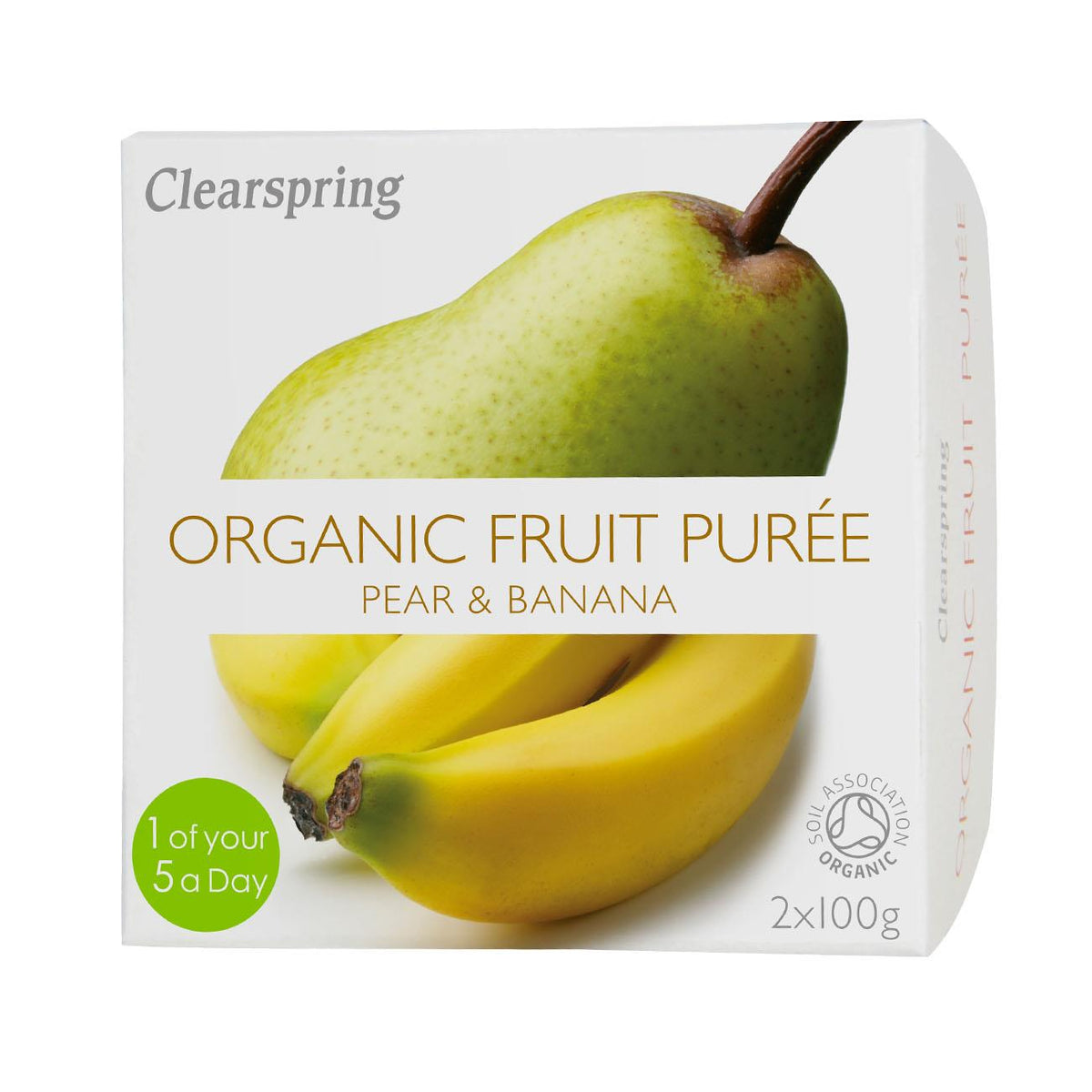 Organic Pear and Banana Fruit Puree 2x100g - Clearspring - Fruit Puree - Eco Natural Products