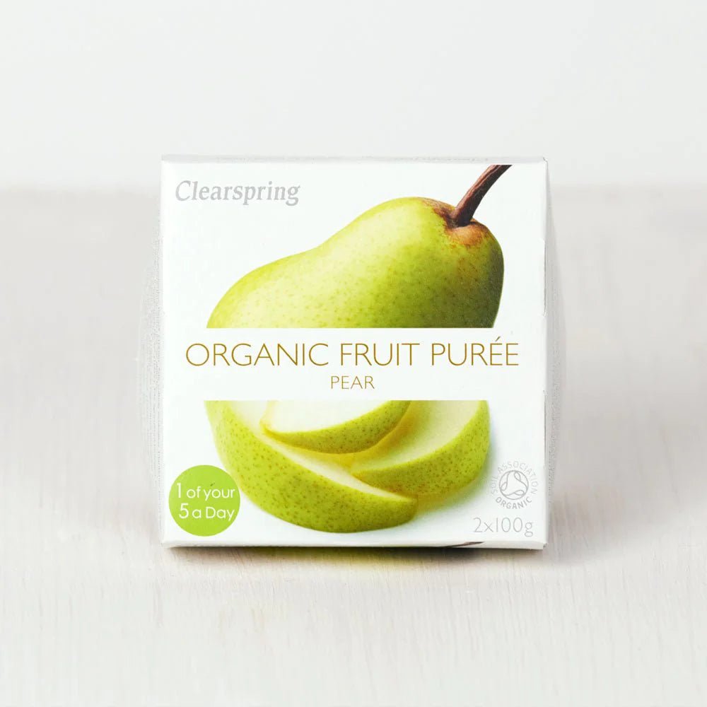 Organic Pear Fruit Puree 2x100g - Clearspring - Fruit Puree - Eco Natural Products