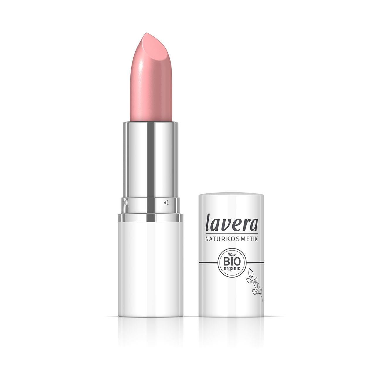 Organic Peony 03 Cream Glow Lipstick 4.5g - Lavera - Lipsticks - Eco Natural Products