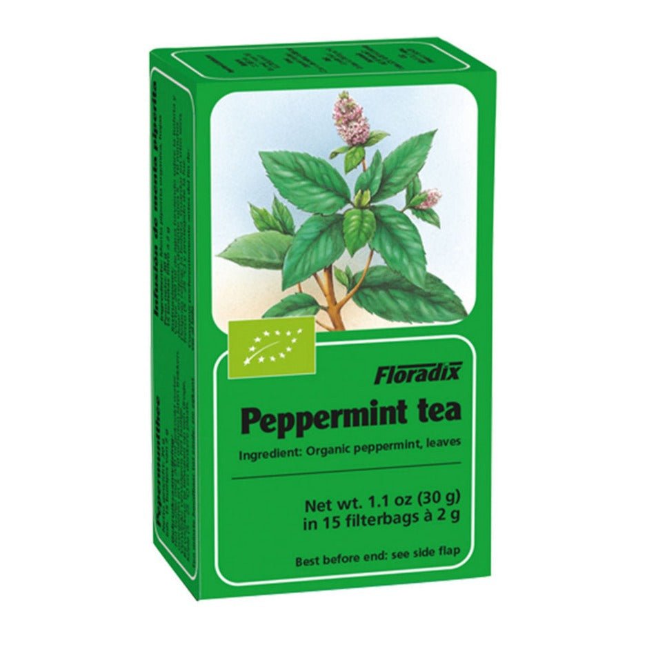 Organic Peppermint Herbal Tea 15 Bags [BLACK FRIDAY] - Eco Natural Products - Floradix - Tea herbal