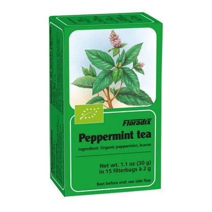 Organic Peppermint Herbal Tea 15 Bags - Floradix - Tea herbal - Eco Natural Products