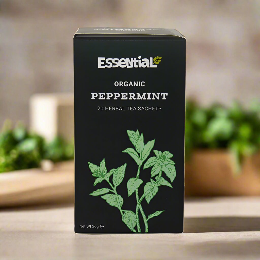 Organic Peppermint Tea 20 Bags - Essential Trading - Herbal Tea - Eco Natural Products