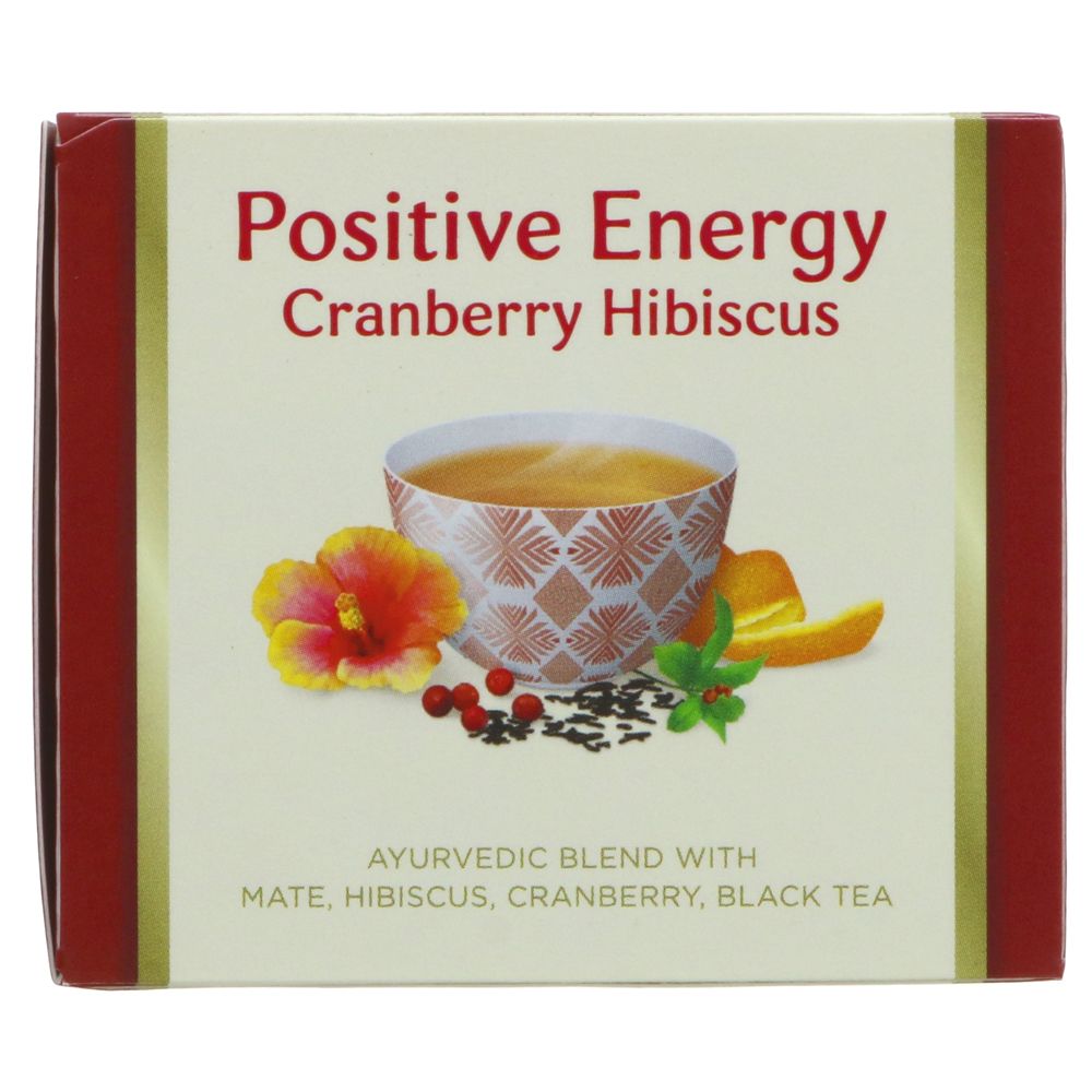 Organic Positive Energy Cranberry Hibiscus Black Tea 17 Bags - Yogi Tea - Tea - Eco Natural Products