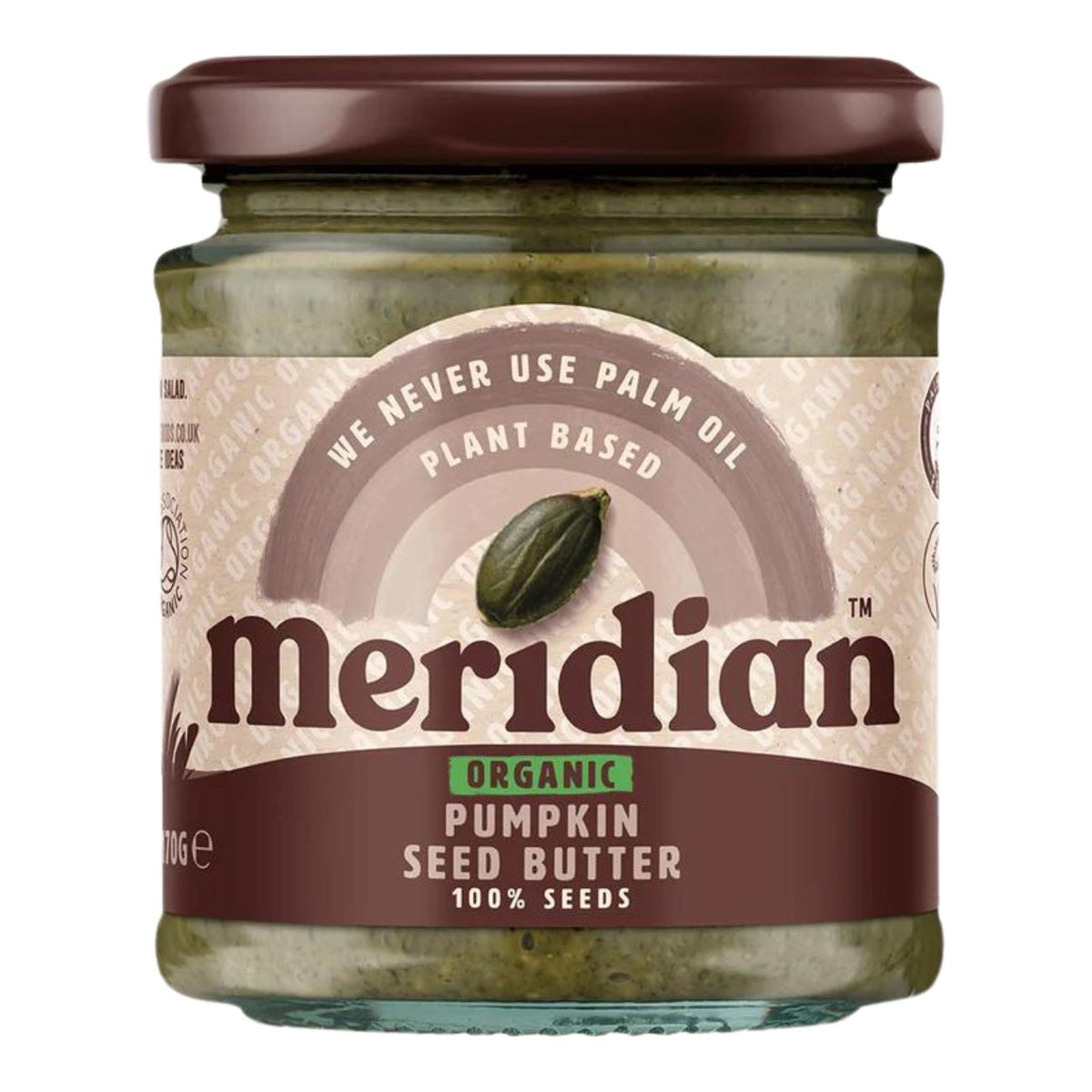Organic Pumpkin Seed Butter 170g - Meridian - Spreads - Eco Natural Products