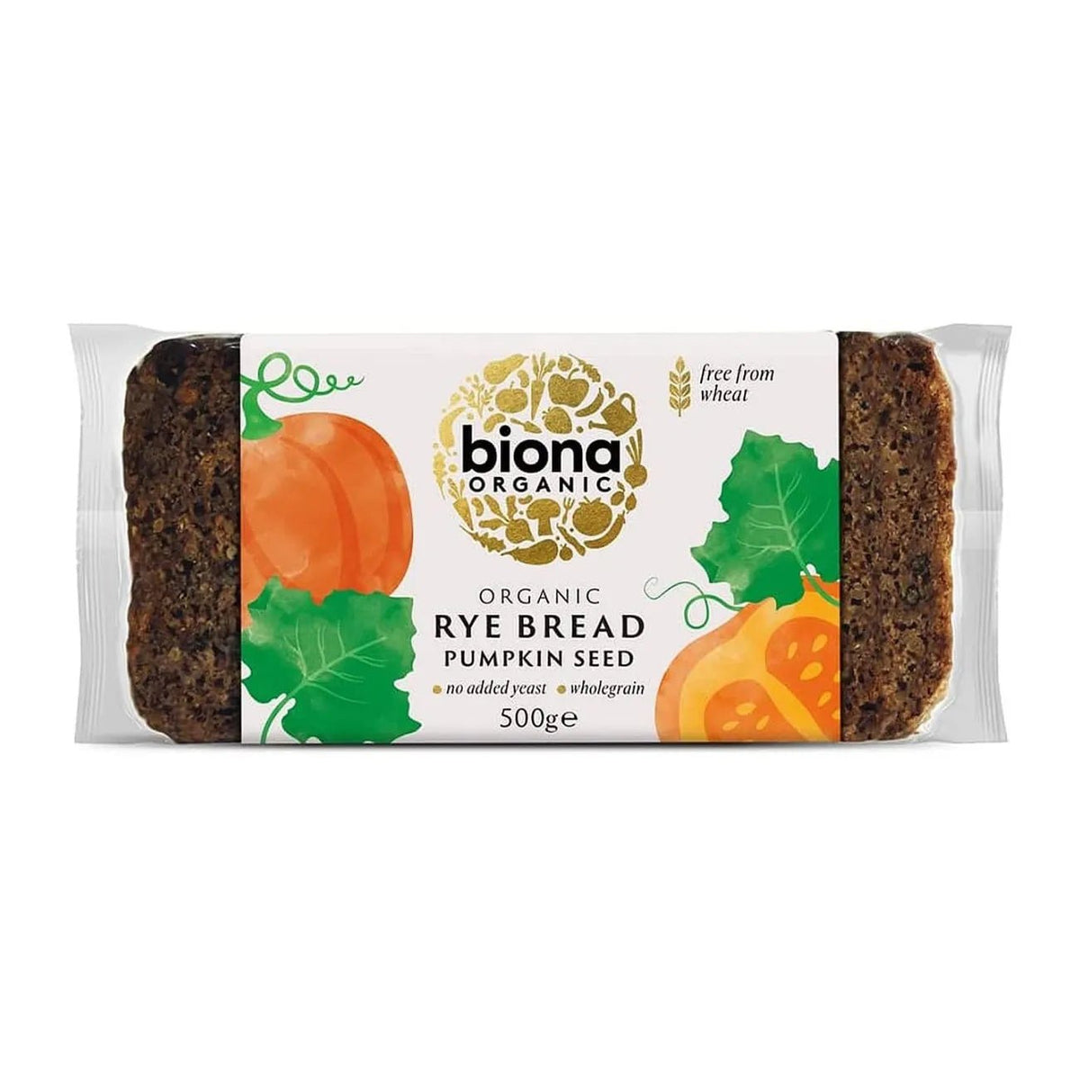 Organic Pumpkin Seed Rye Bread 500g - Biona - Breads & Buns - Biona