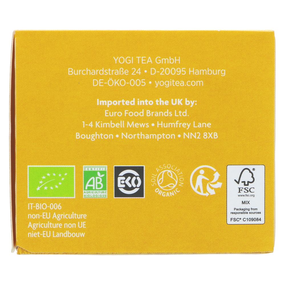 Organic Pure Happiness for the Senses Tea 17 Bags - Yogi Tea - Tea - Eco Natural Products