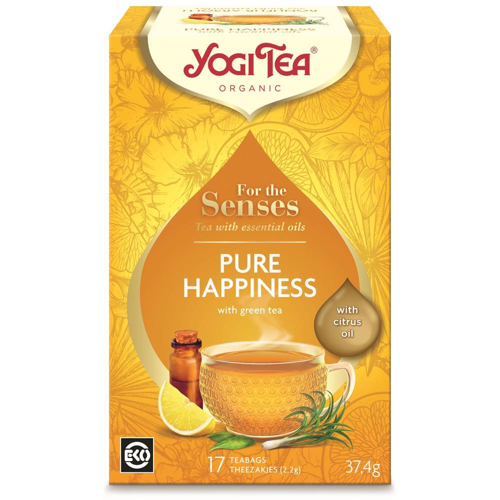 Organic Pure Happiness for the Senses Tea 17 Bags - Yogi Tea - Tea - Eco Natural Products