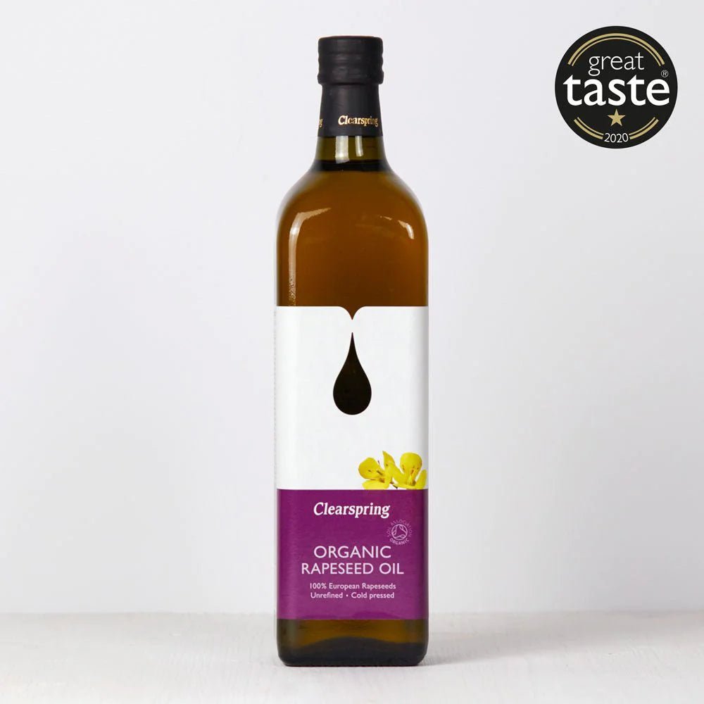 Organic Rapeseed Cold Pressed Oil 1L - Clearspring - Oil - Eco Natural Products