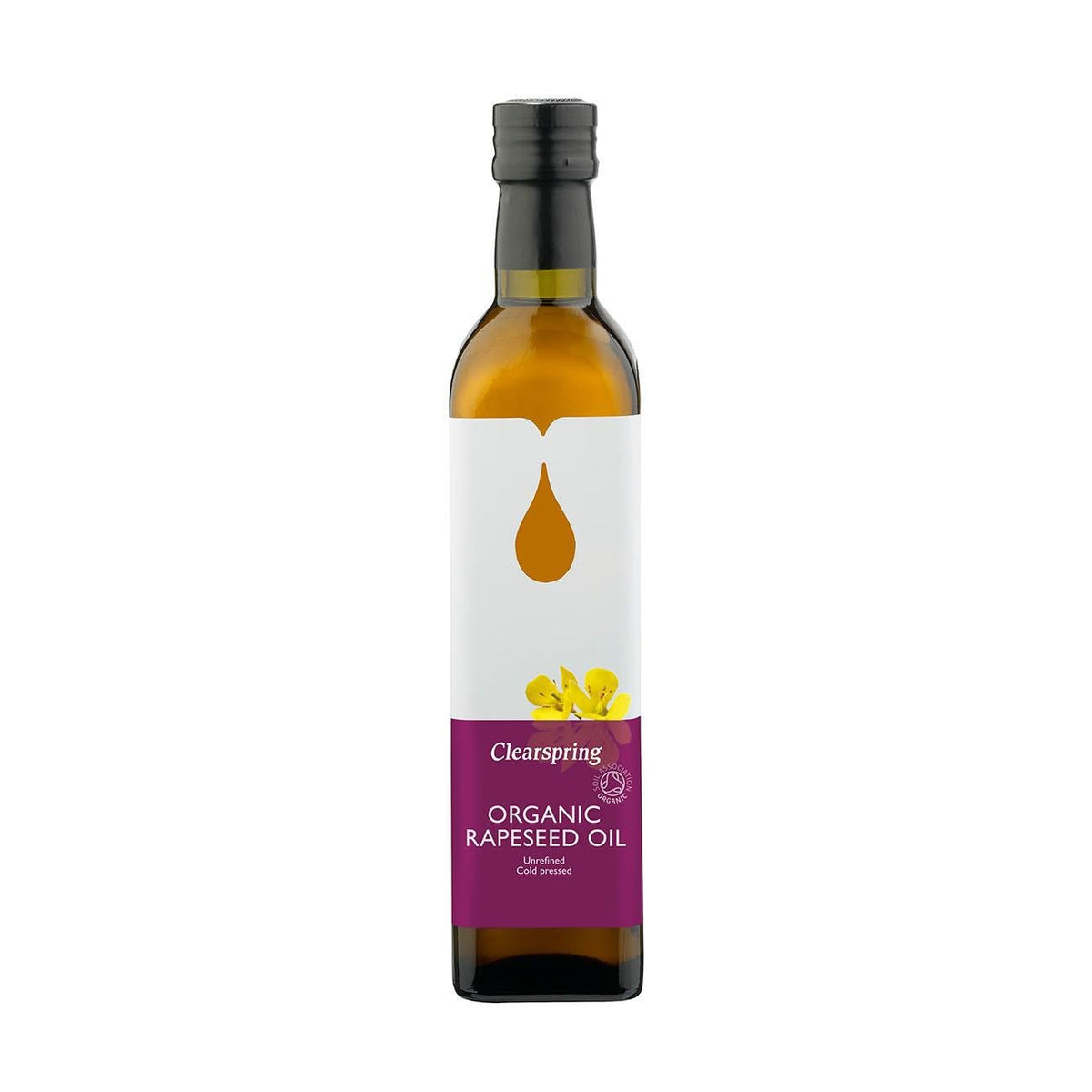 Organic Rapeseed Cold Pressed Oil 500ml - Clearspring - Oil - Eco Natural Products