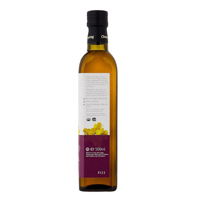 Organic Rapeseed Cold Pressed Oil 500ml - Clearspring - Oil - Eco Natural Products