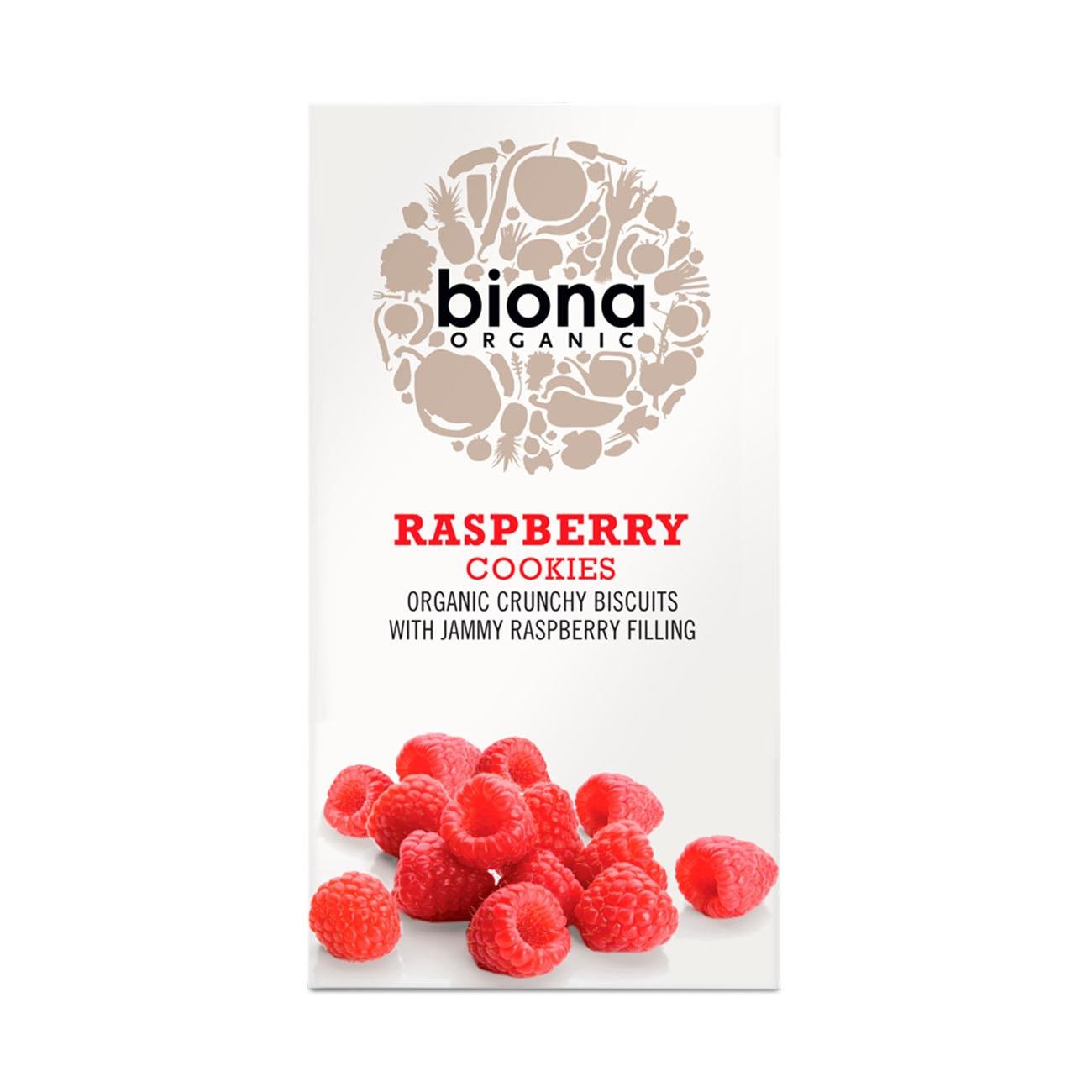 Organic Raspberry Filled Cookies 175g [BLACK FRIDAY] - Eco Natural Products - Biona - Cookies