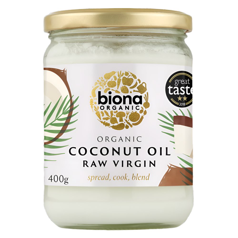 Organic Raw Virgin Coconut Oil 400g - Biona - Coconut Oil - Eco Natural Products