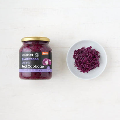 Organic Red Cabbage Demeter Bio Kitchen 355g - Clearspring - Vegetables - Eco Natural Products