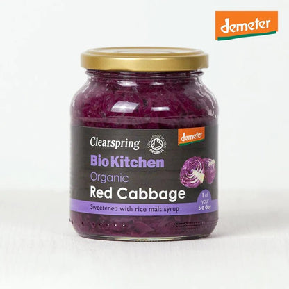 Organic Red Cabbage Demeter Bio Kitchen 355g - Clearspring - Vegetables - Eco Natural Products