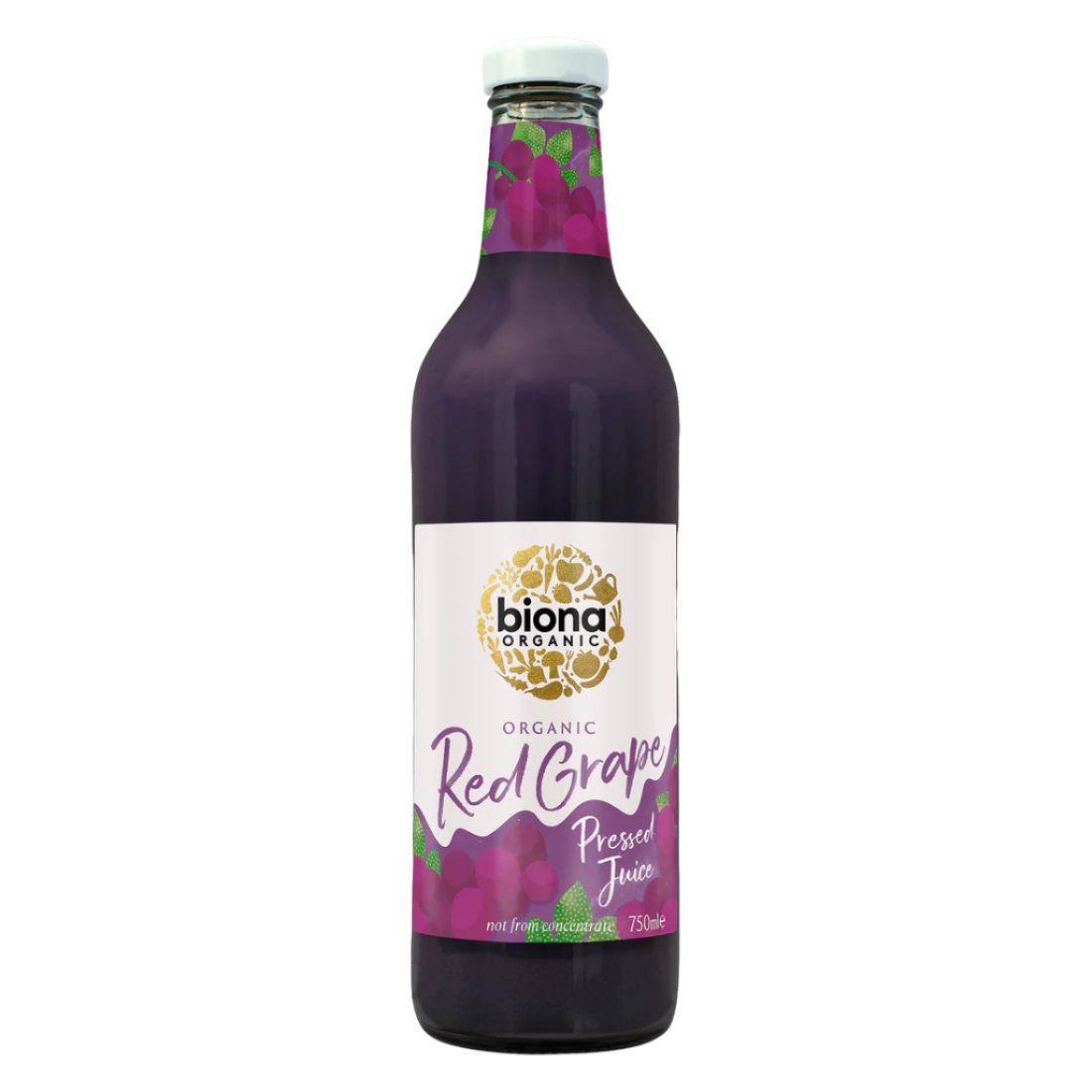 Organic Red Grape Juice Pressed 750ml - Biona - Juice - Eco Natural Products