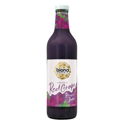 Organic Red Grape Juice Pressed 750ml - Biona - Juice - Eco Natural Products