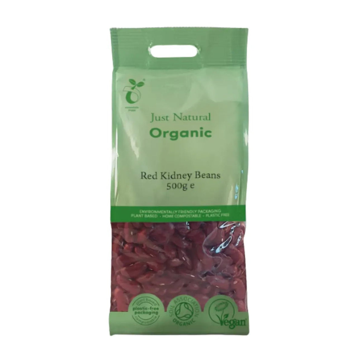 Organic Red Kidney Beans 500g BBE 14.12.2025 - Just Natural Organic - Dry Beans - Just Natural Organic