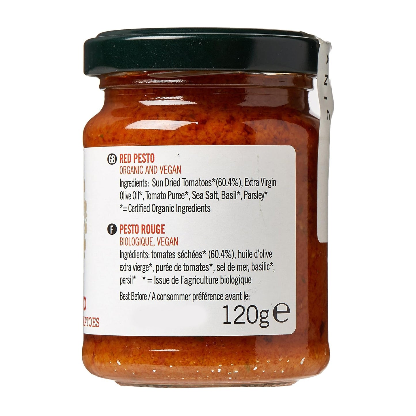 Organic Red Pesto 120g - Biona - Pasta Sauce - Eco Natural Products