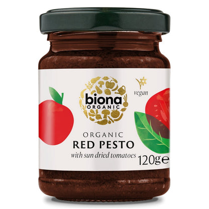 Organic Red Pesto 120g - Biona - Pasta Sauce - Eco Natural Products