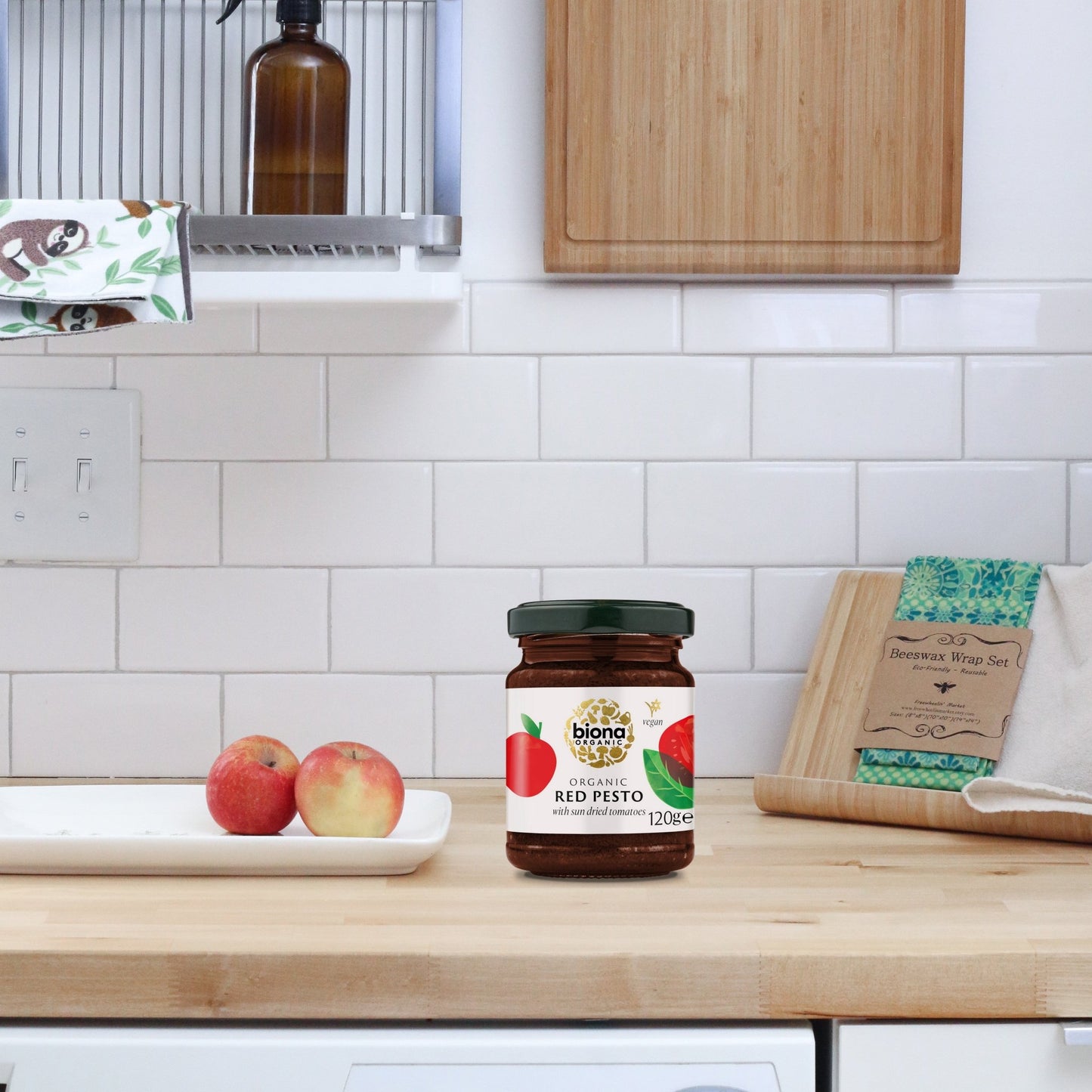 Organic Red Pesto 120g - Biona - Pasta Sauce - Eco Natural Products