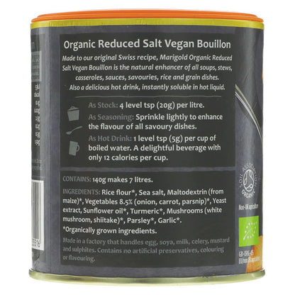 Organic Reduced Salt Bouillon140g - Marigold - Bouillon - Eco Natural Products