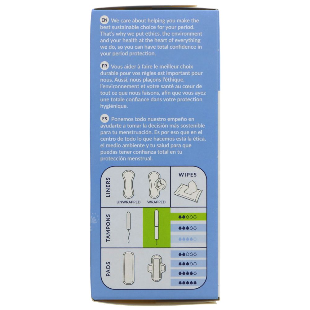 Organic Regular Applicator Tampons 16 Per Pack - Natracare - Feminine Sanitary Supplies - Eco Natural Products