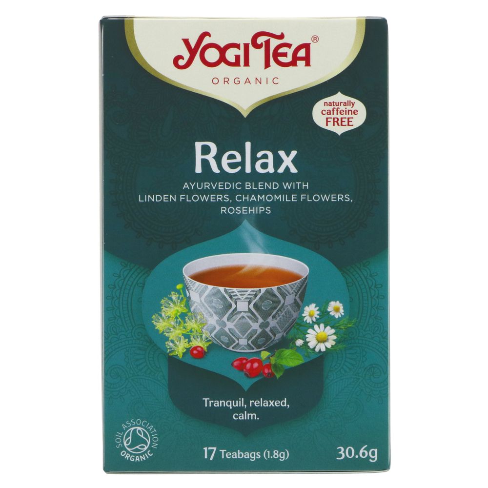 Organic Relax Herbal Tea 17 Bags - Yogi Tea - Tea - Eco Natural Products