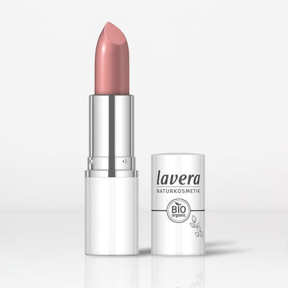Organic Retro Rose 02 Cream Glow Lipstick 4.5g - Lavera - Lipsticks - Eco Natural Products