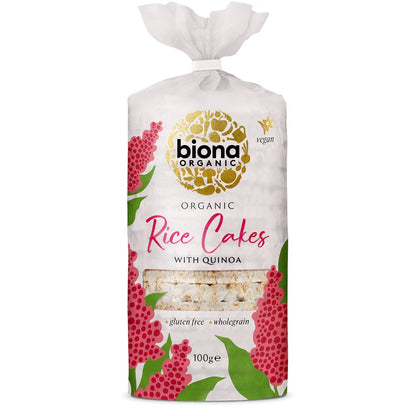 Organic Rice Cakes with Quinoa 100g - Biona - Cake - Eco Natural Products