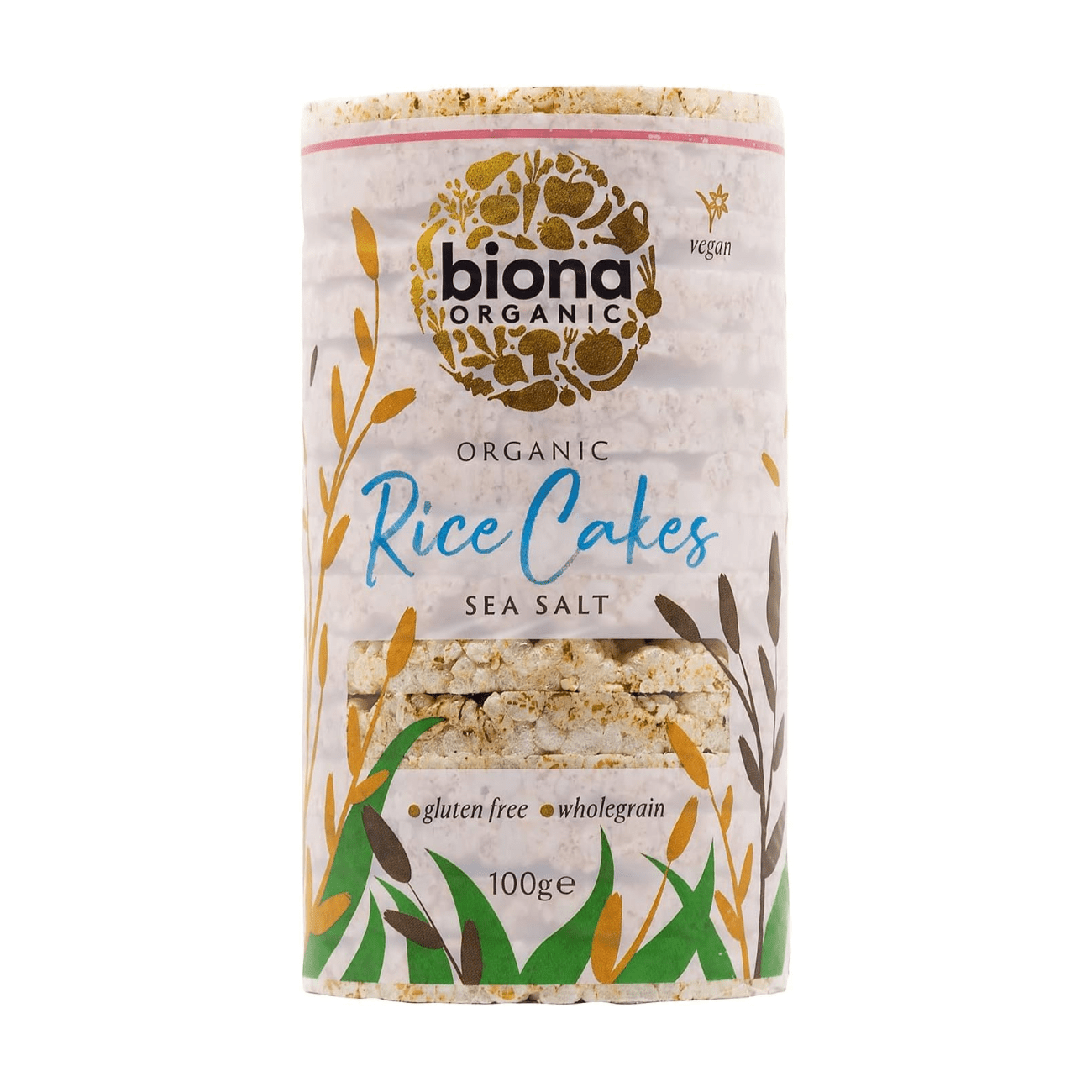 Organic Rice Cakes with Salt 100g - Biona - Puffed Rice Cakes - Biona