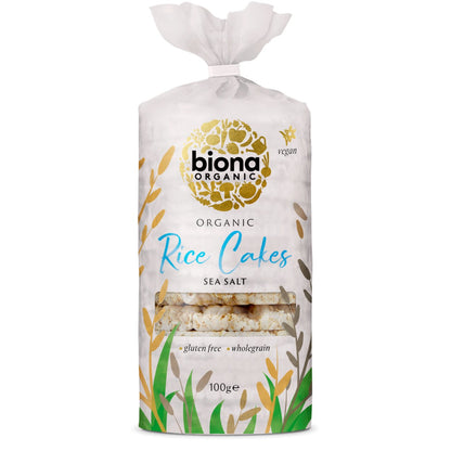 Organic Rice Cakes with Salt 100g - Biona - Snack - Eco Natural Products