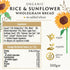 Organic Rice & Sunflower Seed Bread 500g - Biona - Bread - Eco Natural Products