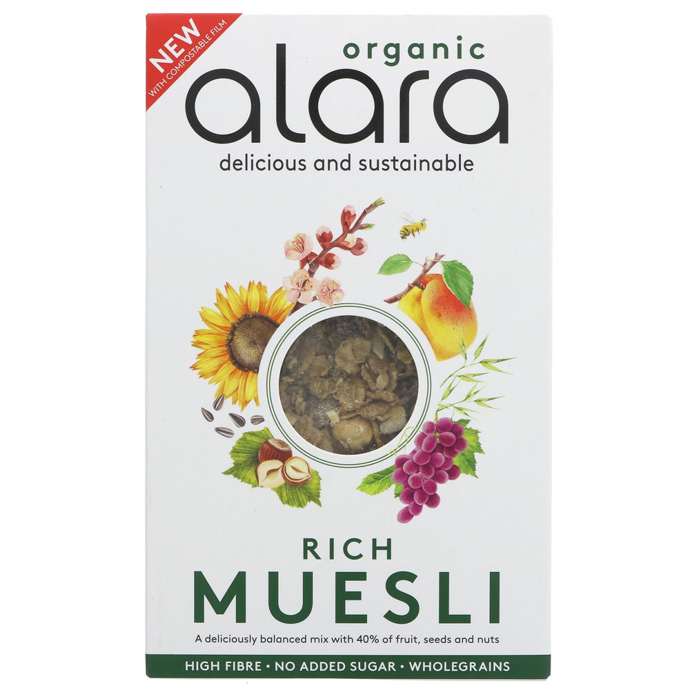 Organic Rich Muesli 500g - Alara - Muesli - Eco Natural Products