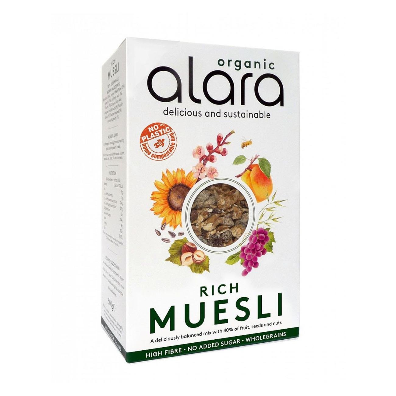 Organic Rich Muesli 500g - Alara - Muesli - Eco Natural Products