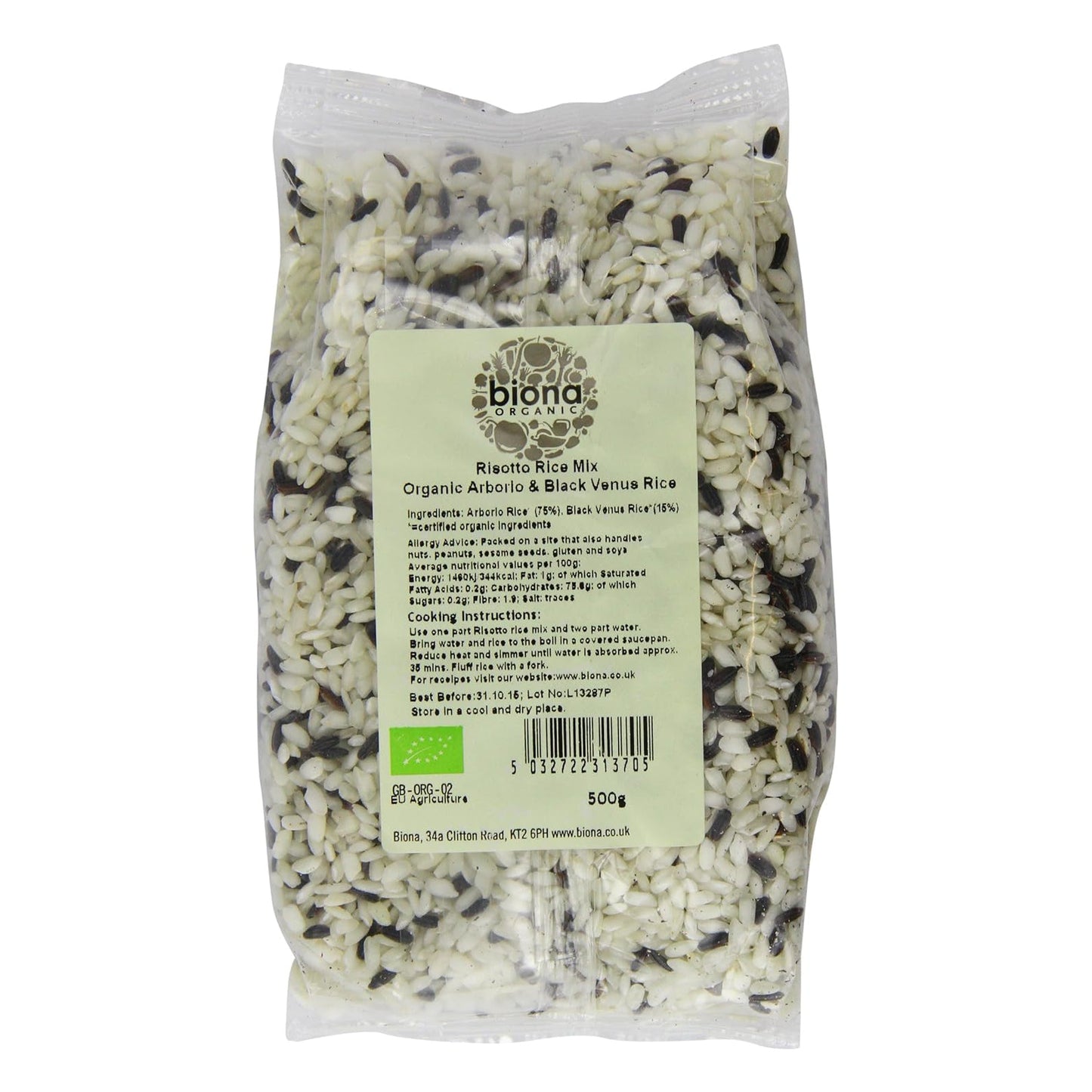 Organic Risotto Rice Mix 500g - Biona - Rice - Eco Natural Products