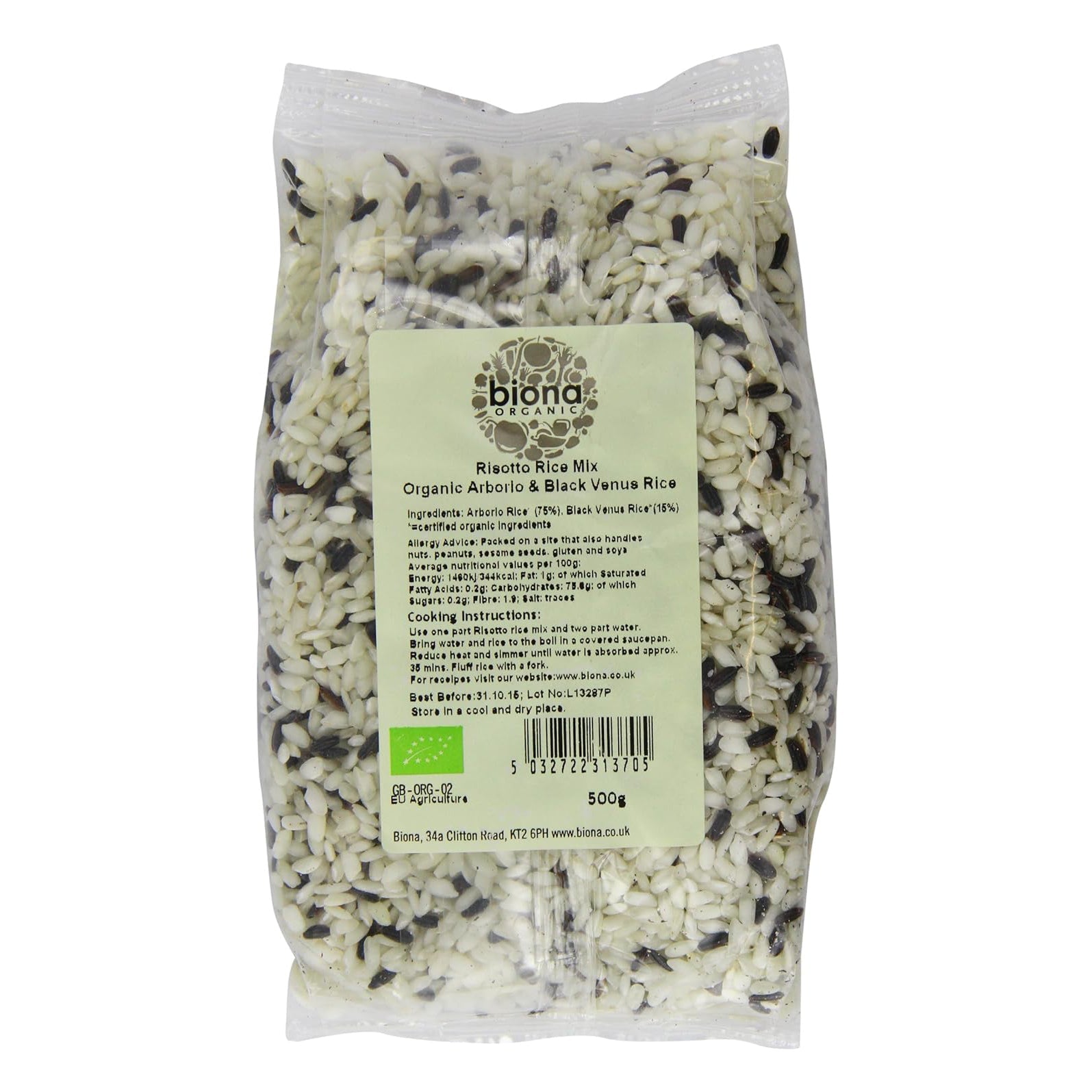 Organic Risotto Rice Mix 500g - Biona - Rice - Eco Natural Products