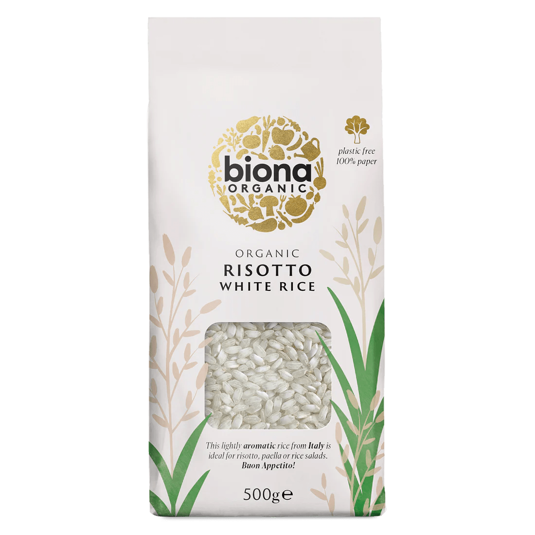 Organic Risotto Rice White 500g - Biona - Rice - Eco Natural Products