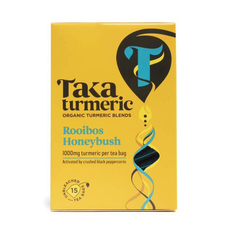 Organic Rooibos Honeybush 15 Sachets - Taka Turmeric - Tea herbal - Eco Natural Products