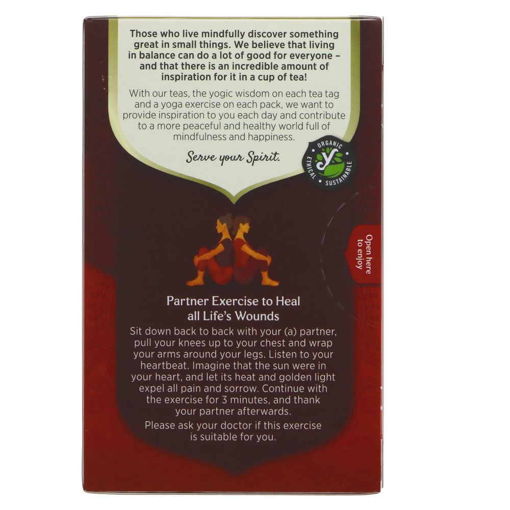 Organic Rose Herbal Tea 17 Bags [BLACK FRIDAY] - Eco Natural Products - Yogi Tea - Tea