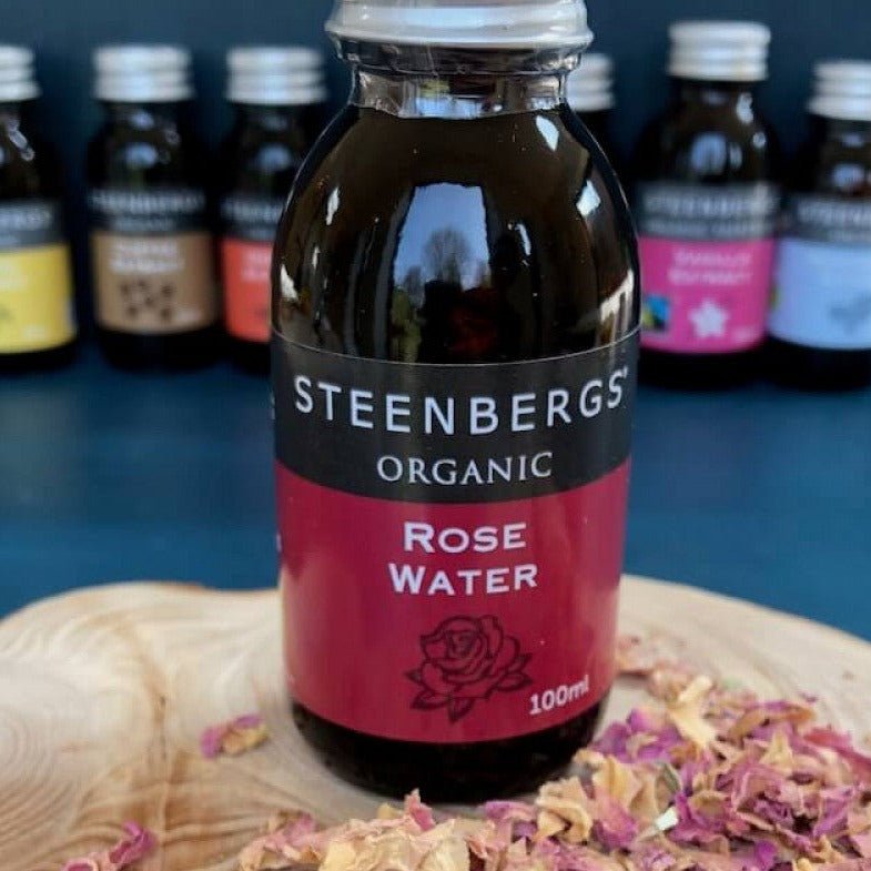 Organic Rose Water 100ml - Steenbergs - Eco Natural Products