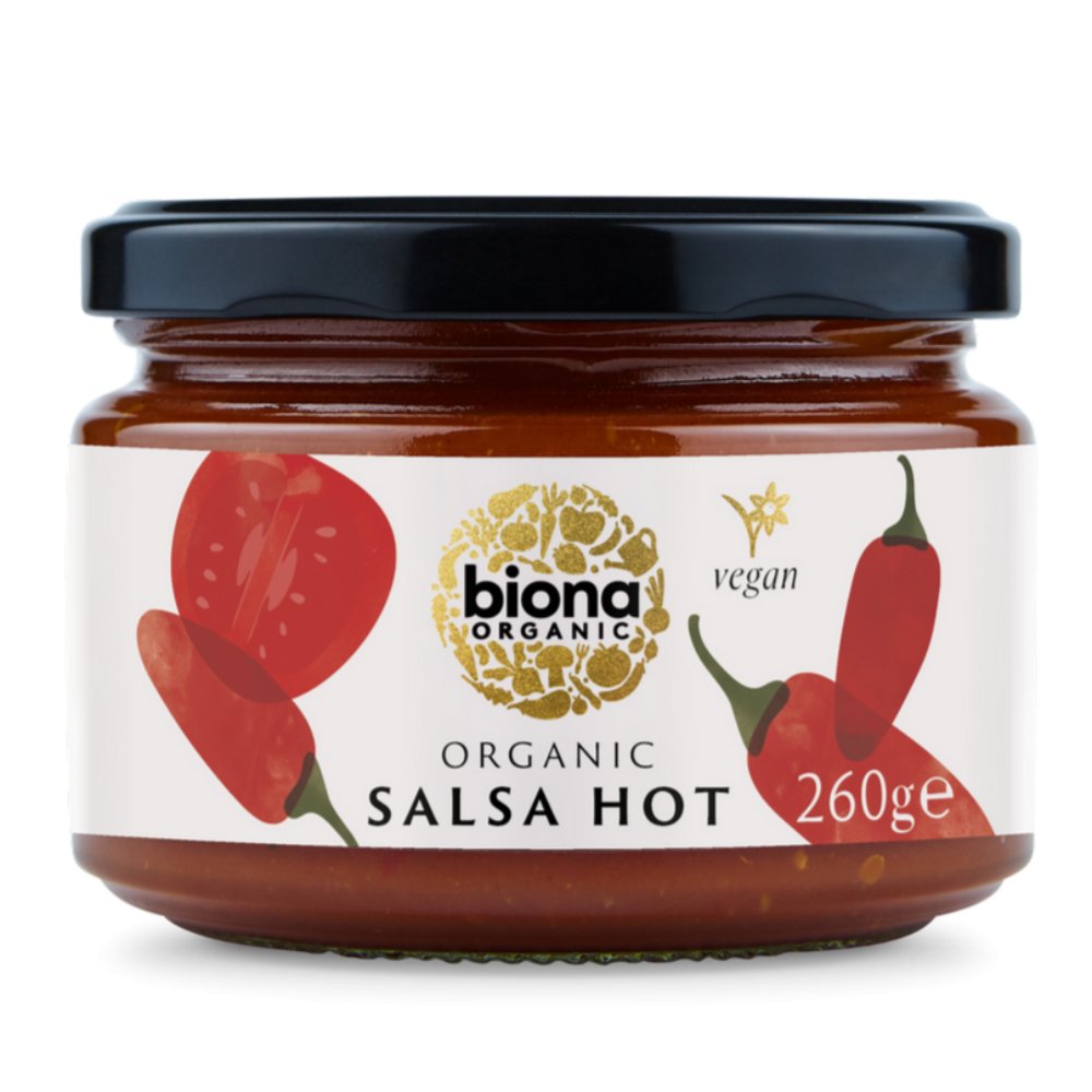 Organic Salsa Dip Hot 260g - Biona - Spread - Eco Natural Products