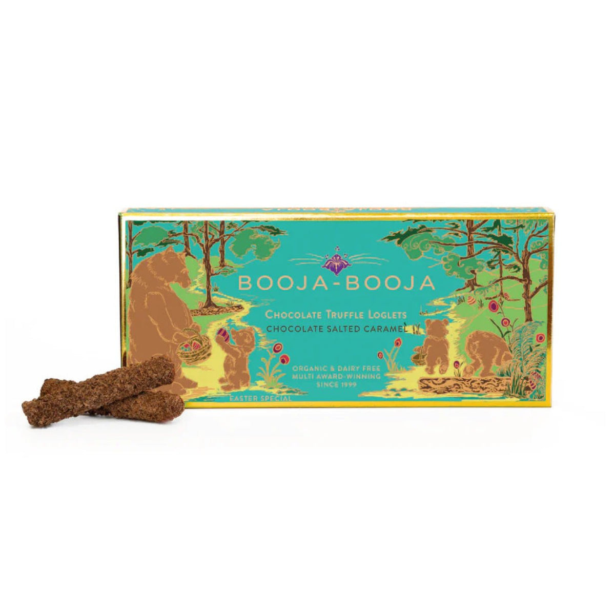 Organic Salted Caramel Chocolate Easter Truffle Loglets 115g - Booja - Booja - Truffles - Booja - Booja