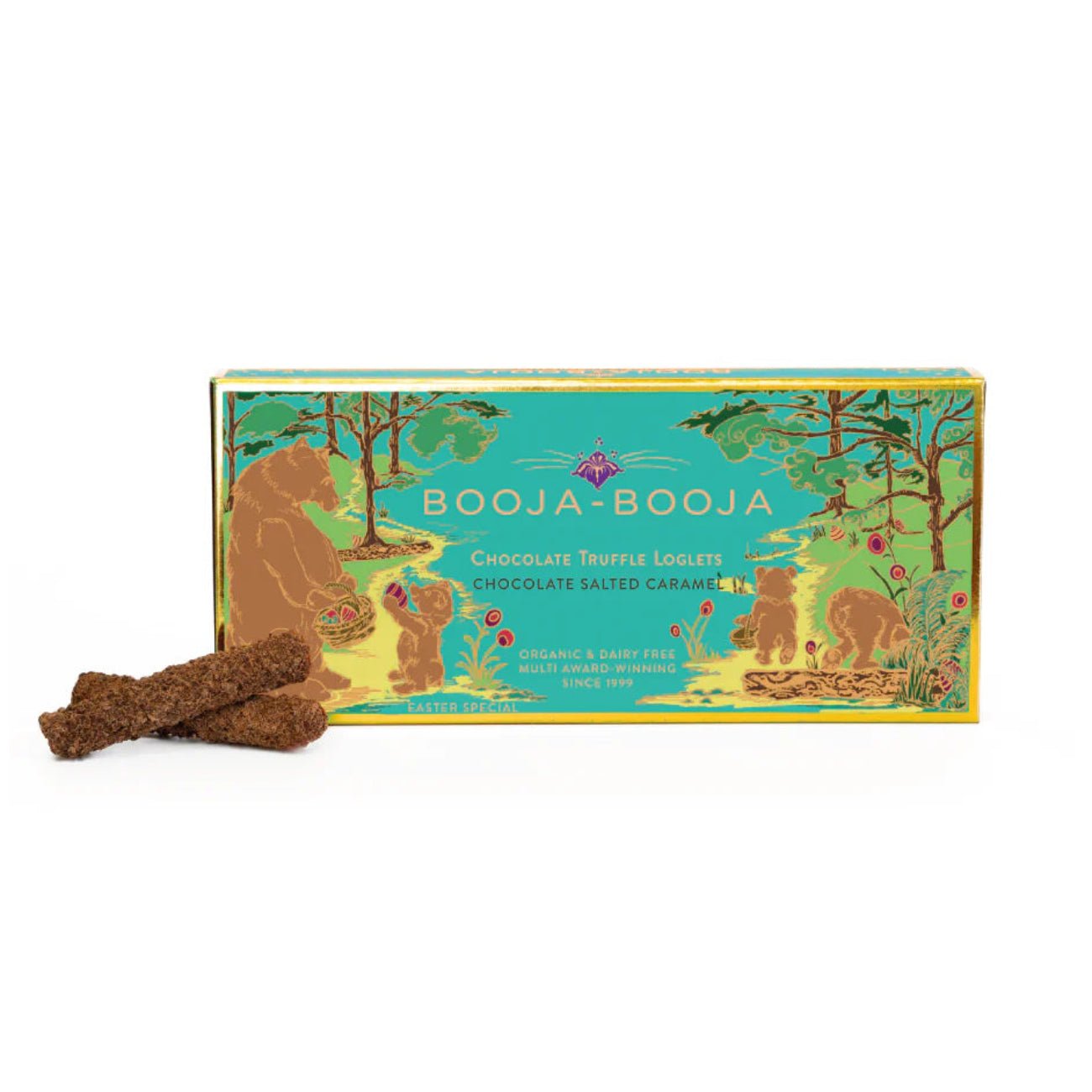Organic Salted Caramel Chocolate Easter Truffle Loglets 115g - Booja - Booja - Truffles - Booja - Booja
