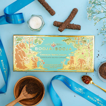 Booja Booja Organic Salted Caramel Chocolate Easter Truffle Loglets 115g lifestyle image 
