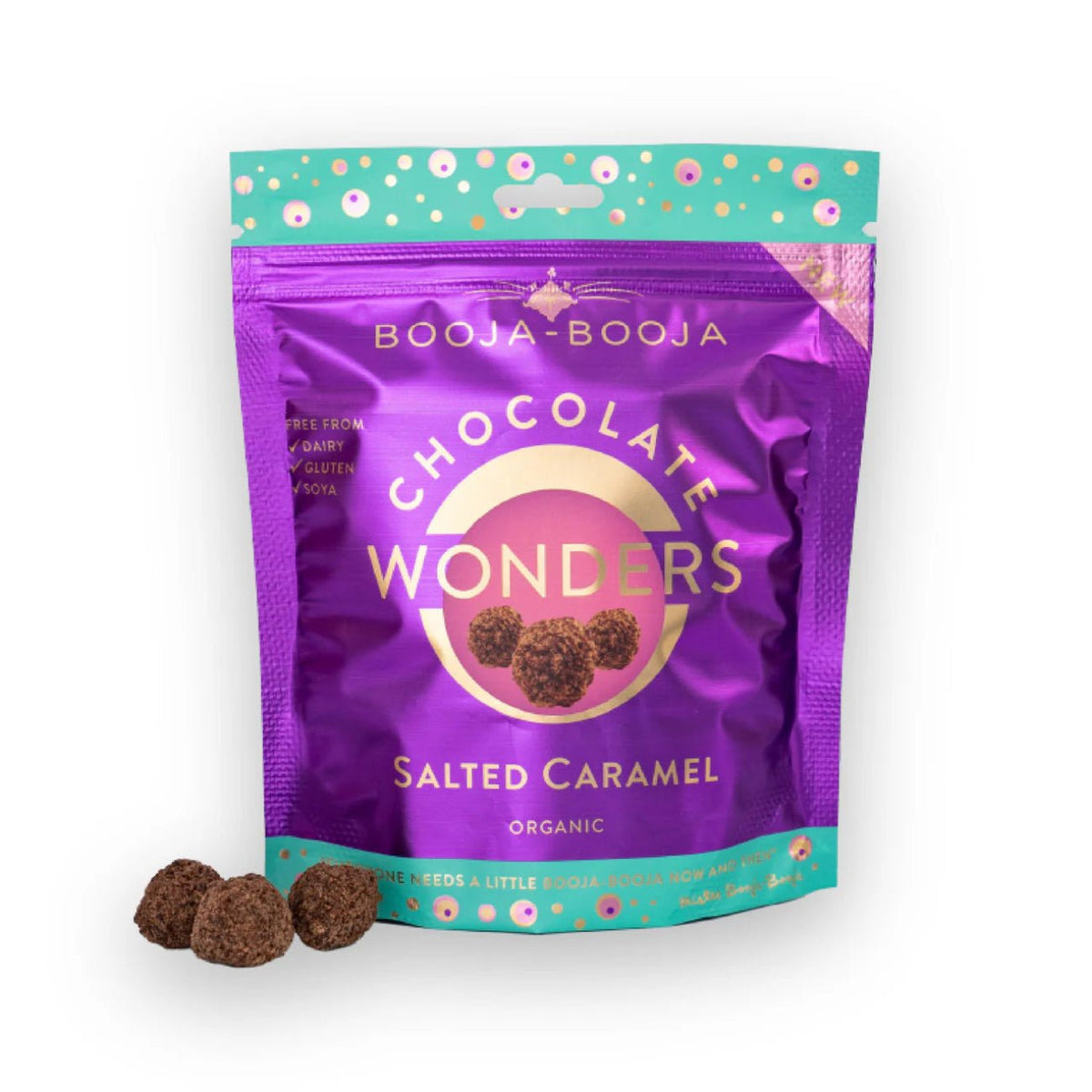 Organic Salted Caramel Christmas Chocolate Wonders 65g - Booja - Booja - Chocolates - Booja - Booja