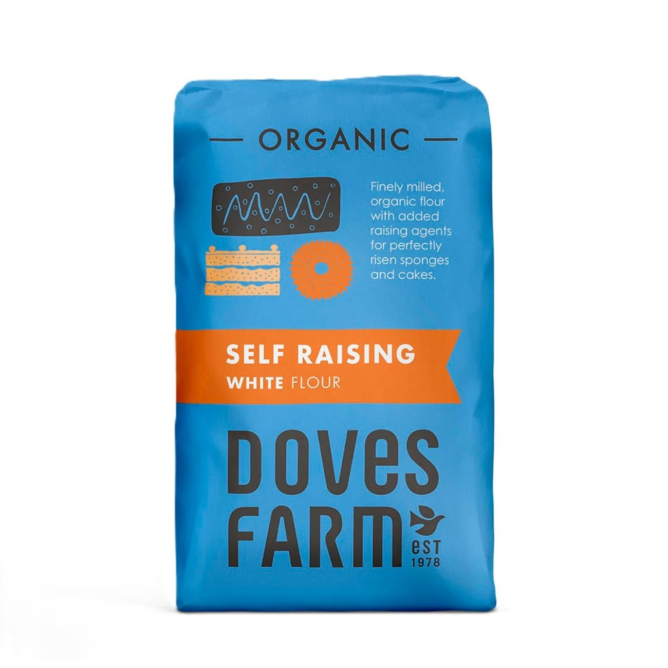 Organic Self Raising White Flour 1kg - Doves Farm - Flour - Eco Natural Products