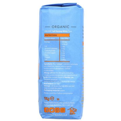 Organic Self Raising White Flour 1kg - Doves Farm - Flour - Eco Natural Products