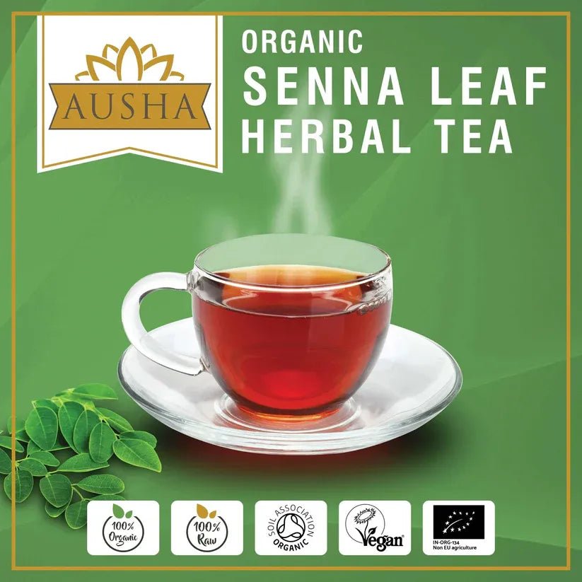 Organic Senna Leaf Herbal Tea 20 Bags - Ausha - Teas - Ausha