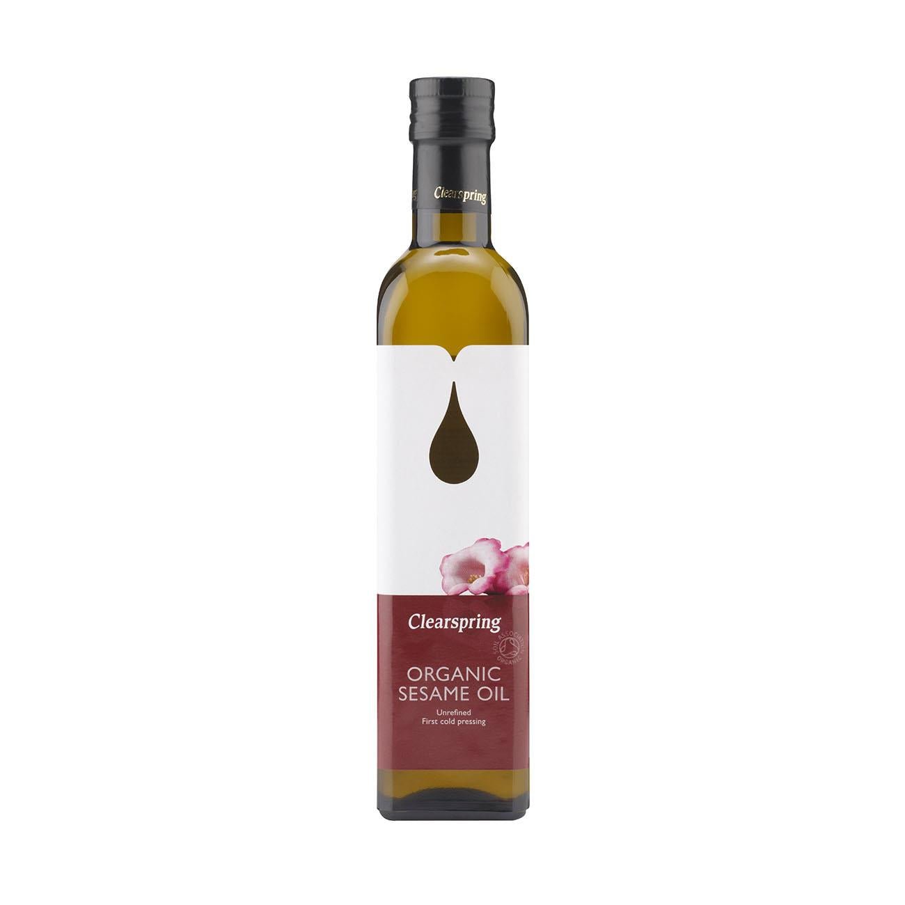 Organic Sesame Cold Pressed Oil 500ml - Clearspring - Oil - Eco Natural Products