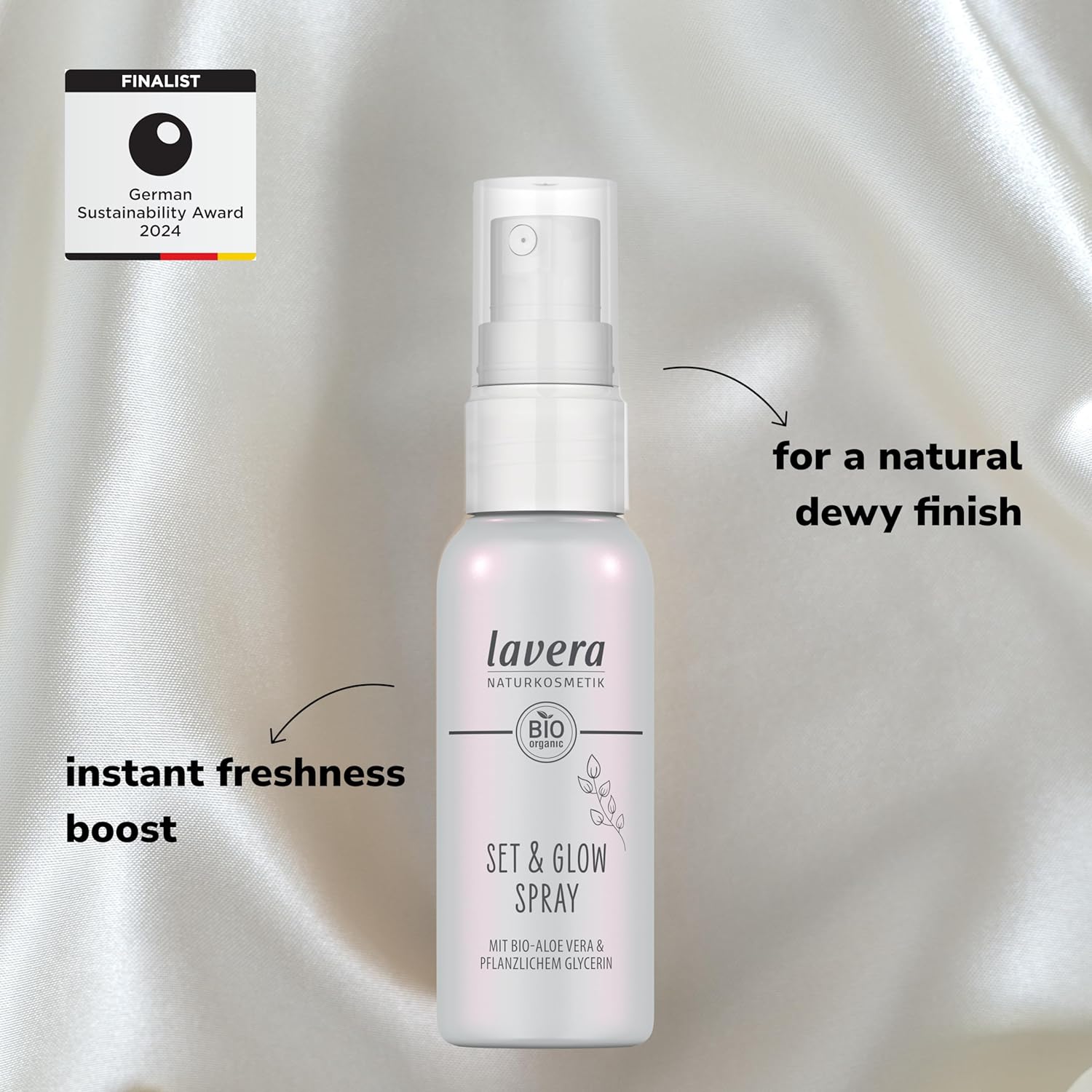 Organic Set & Glow Spray New 50ml - Lavera - Glow spray - Eco Natural Products